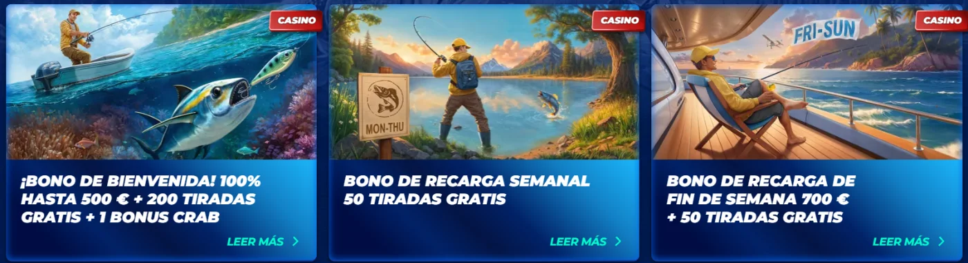 Banner del bono de pesca de Bassbet Casino Bassbet Casino: Banner de Bonificación para Deportes de Pesca con Juegos de Pesca y Ofertas de Depósito